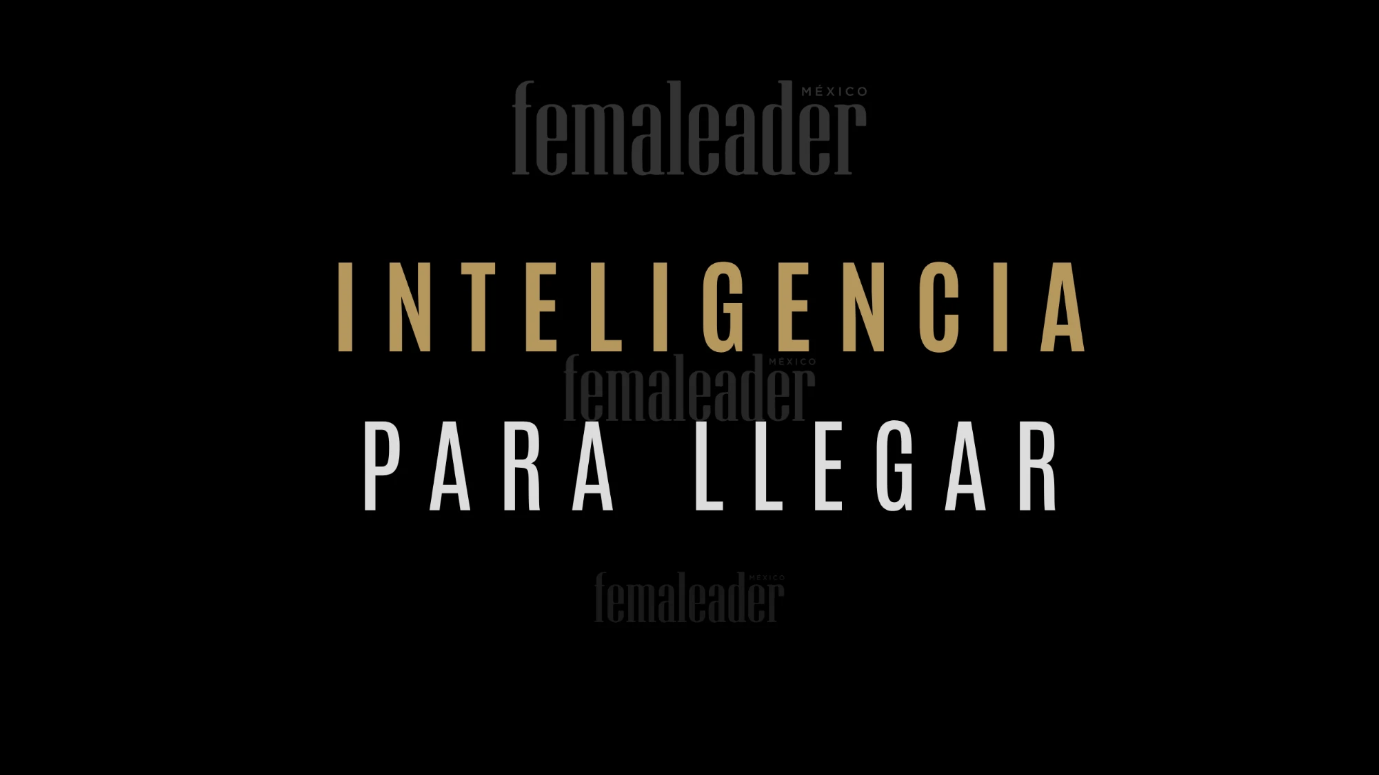 Inteligencia para llegar